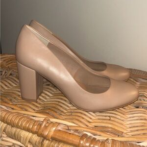 Torrid Beige Faux Leather Tapered Heel Pump (WW)